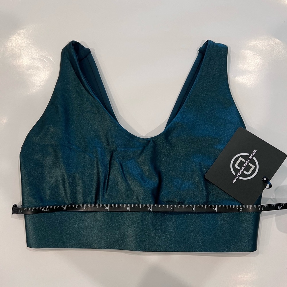 DYI Define Your Inspiration green high shine sports bra activewear x sma… - Picture 7 of 8